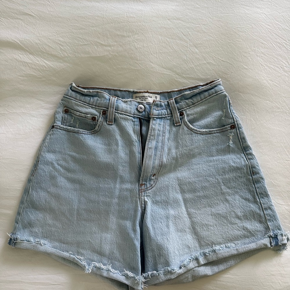 Abercrombie & Fitch Light Wash Jean Shorts